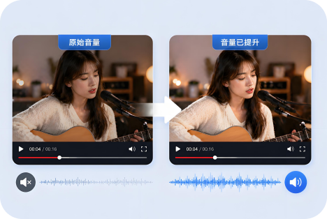 视频调整音量
